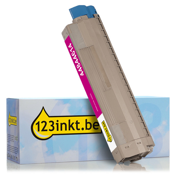 OKI 44844614 toner magenta (123inkt huismerk) 44844614C 042625 - 1