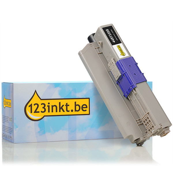 OKI 44973508 toner zwart hoge capaciteit (123inkt huismerk) 44973508C 042609 - 1