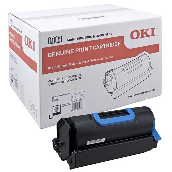 OKI 45439002 toner zwart hoge capaciteit (origineel) 45439002 036144 - 1