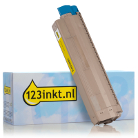 OKI 45862814 toner geel hoge capaciteit (123inkt huismerk) 45862814C 042721