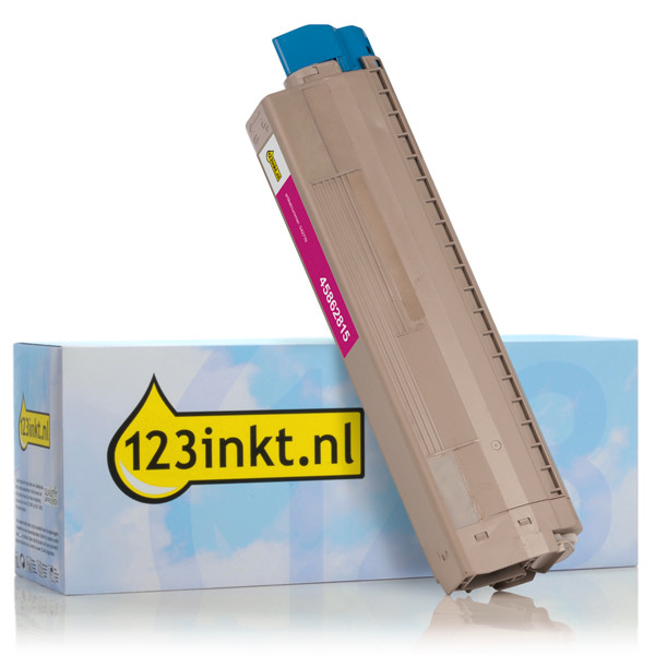 OKI 45862815 toner magenta hoge capaciteit (123inkt huismerk) 45862815C 042719 - 1