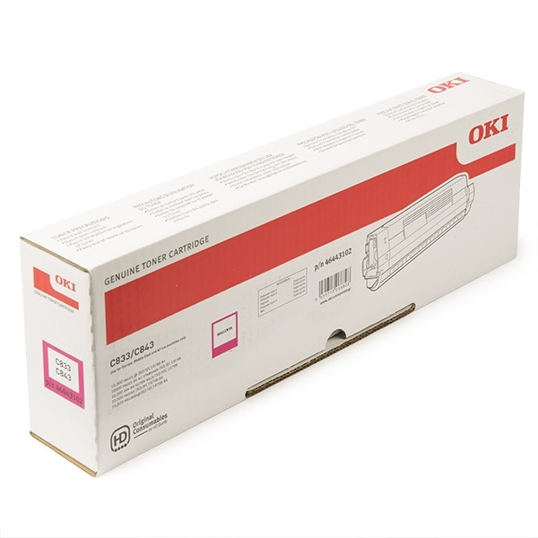 OKI 46443102 toner magenta hoge capaciteit (origineel) 46443102 036188 - 1