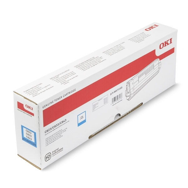 OKI 46471103 toner cyaan (origineel) 46471103 036178 - 1