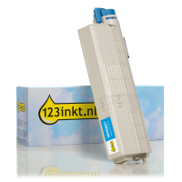 OKI 46490607 toner cyaan hoge capaciteit (123inkt huismerk) 46490607C 036159