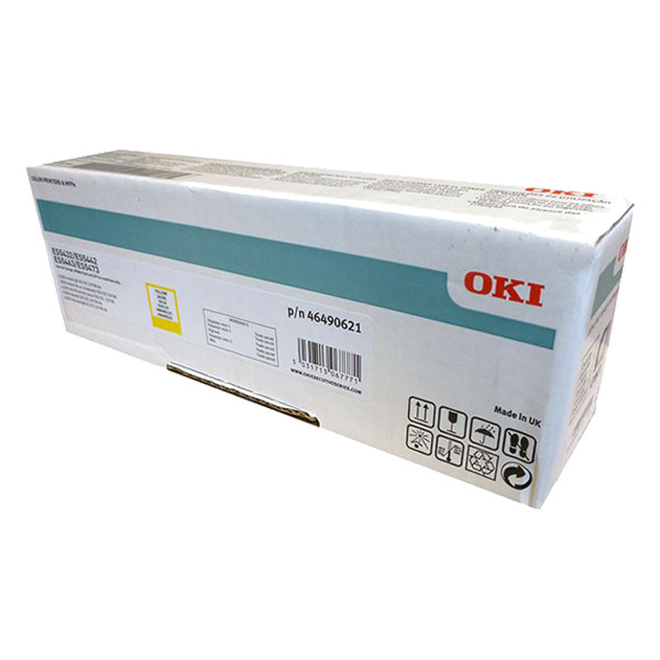 OKI 46490621 toner geel (origineel) 46490621 042842 - 1