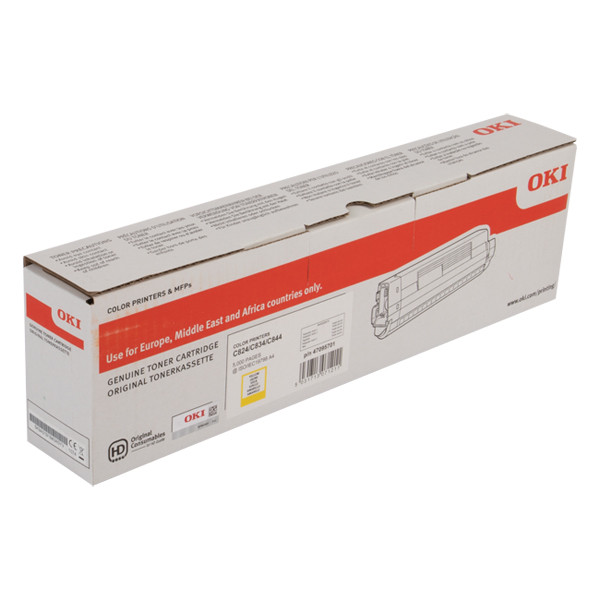 OKI 47095701 toner geel (origineel) 47095701 042764 - 1