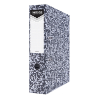 Office Products classeur A4 karton/plastic grijs 75 mm 248235