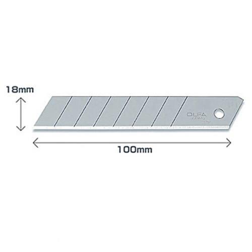 Olfa LB-10 reserve afbreekbare mesjes 18 mm (10 stuks) LB-10 219740 - 1