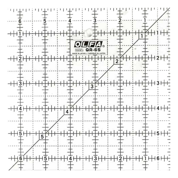 Olfa quiltliniaal 6,5 x 6,5 inch QR-6S 219724 - 1