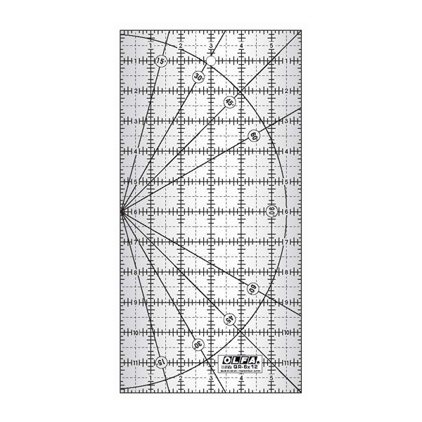 Olfa quiltliniaal 6 x 12 inch QR-6X12 219720 - 1