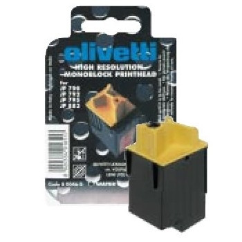 Olivetti B0046 G printkop zwart inclusief 1 inktcartridge hoge resolutie (origineel) B0046G 042265 - 1