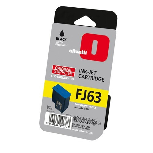 Olivetti FJ63 (B0702) inktcartridge zwart (origineel) B0702 042202 - 1