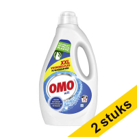 Omo Aanbieding: 2x Omo Wit wasmiddel vloeibaar 3,75 liter (75 wasbeurten)  SOM00061