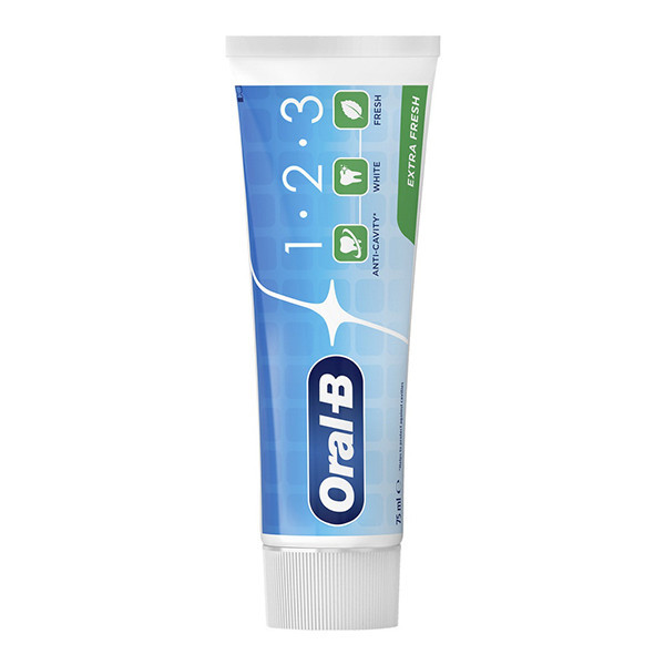 Oral-B 1-2-3 Extra Fresh tandpasta (75 ml) SOR00196 - 1