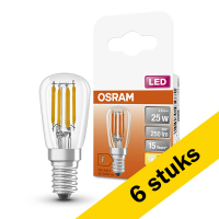 Aanbieding: 6x Osram E14 filament led-lamp buis helder 2.8W (25W) LOS00357
