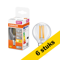 Aanbieding: 6x Osram E14 filament led-lamp kogel helder 4W (40W) LOS00189