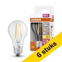 Aanbieding: 6x Osram E27 filament ledlamp peer helder dimbaar 4W (40W)