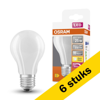 Aanbieding: 6x Osram E27 ledlamp peer mat dimbaar 2,2W (25W)