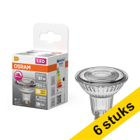 Aanbieding: 6x Osram GU10 LED spot | 2700K | Dimbaar | 6.1W (80W)