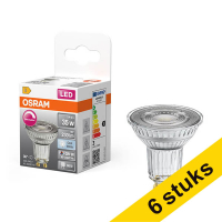 Aanbieding: 6x Osram GU10 LED spot | 4000K | Dimbaar | 2.4W (35W)