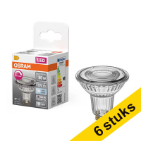Aanbieding: 6x Osram GU10 LED spot | 4000K | Dimbaar | 6.1W (80W)