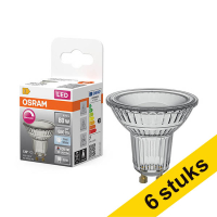 Aanbieding: 6x Osram GU10 LED spot | PAR16 | 4000K | Dimbaar | 6.9W (51W)