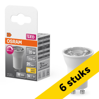 Aanbieding: 6x Osram GU10 ledspot | PAR11 | 2700K | dimbaar | 3W (35W)