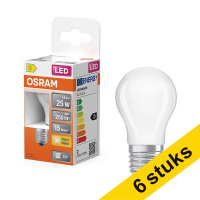 Aanbieding: 6x Osram LED lamp E27 | Kogel P45 | Mat | 2700K | 1.8W (25W)