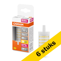 Aanbieding: 6x Osram R7S ledlamp staaflamp dimbaar 9.5W (75W)