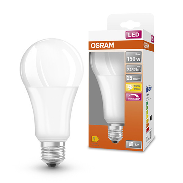 Osram E27 ledlamp peer mat dimbaar 20W (150W) LOS00066 - 1