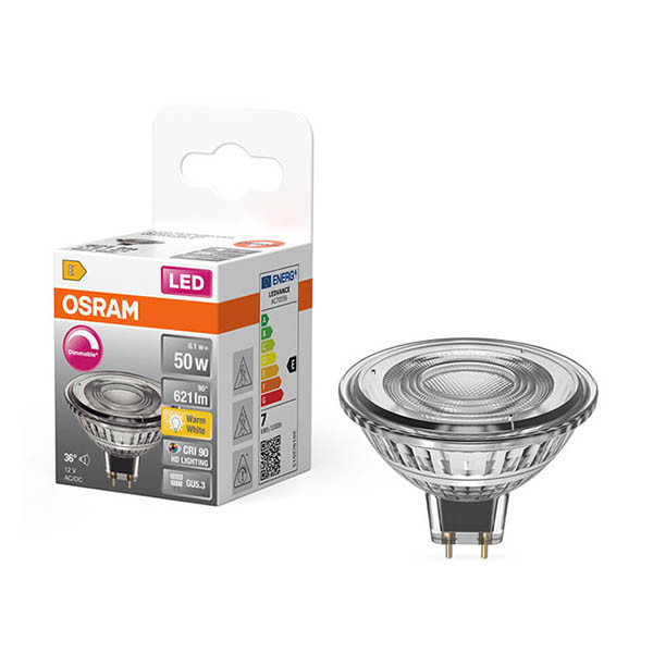 Osram GU5.3 LED spot | 2700K | Dimbaar | 6.1W (50W) LOS01935 - 1