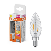 Osram LED lamp E14 | Kaars B35 | Helder | Filament | 2700K | Dimbaar | 1.8W (25W) LOS02100