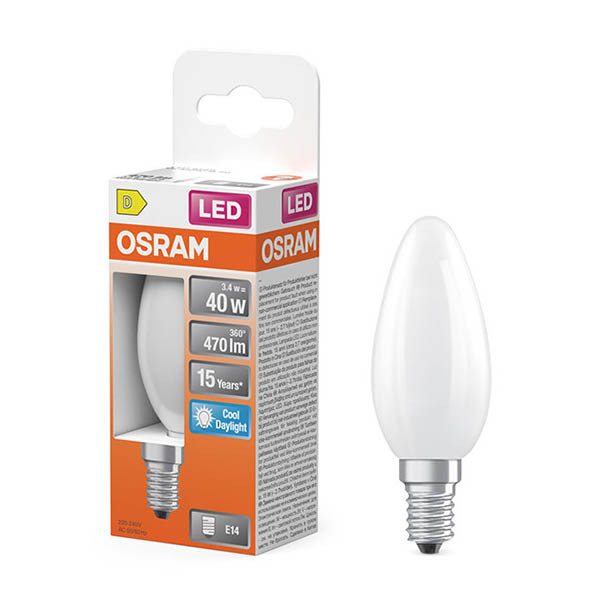 Osram LED lamp E14 | Kaars B35 | Mat | 6500K | 3.4W (40W) LOS02150 - 1