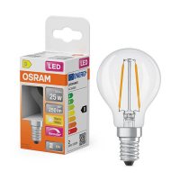 Osram LED lamp E14 | Kogel P45 | Filament | Helder | 2700K | Dimbaar | 1.8W (25W) LOS01869