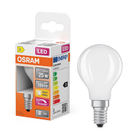 Osram LED lamp E14 | Kogel P45 | Mat | 2700K | Dimbaar | 1.8W (25W) LOS01877