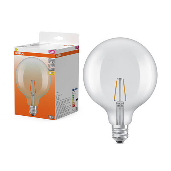 Osram LED lamp E27 | Globe G125 | Filament | Helder | 2700K | 1.8W (25W) LOS02200 - 1