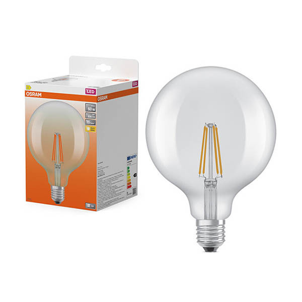 Osram LED lamp E27 | Globe G125 | Filament | Helder | 2700K | 5.9W (60W) LOS02204 - 1