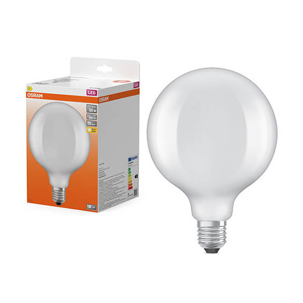 Osram LED lamp E27 | Globe G125 | Mat | 2700K | 5.9W (60W) LOS02206 - 1