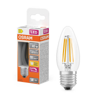Osram LED lamp E27 | Kaars B35 | Filament | Helder | 2700K | Dimbaar | 3.4W (40W) LOS02130