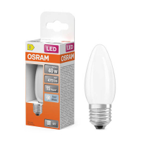 Osram LED lamp E27 | Kaars B35 | Filament | Mat | 4000K | 3.4W (40W) LOS02156