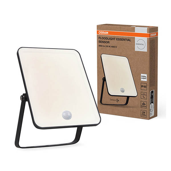 Osram Ledvance Floodlight Essential met sensor 30W | 4000K | 2700 lumen | IP65 | Zwart LOS02066 - 1