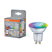 Osram Ledvance GU10 Smart led | PAR16 | helder | RGB + 2700-6500K | wifi | 4,7W LOS02010