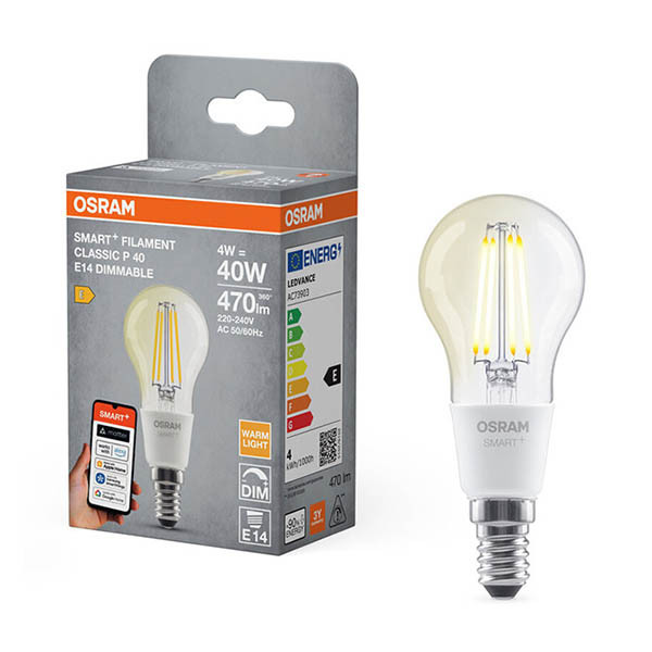 Osram Ledvance Smart lamp E14 | kogel P45 | helder | 2700K | wifi | 4W LOS02007 - 1
