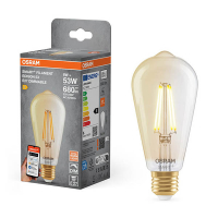 Osram Ledvance Smart lamp E27 | Edison ST64 | goud | 2400K | wifi | 6W LOS02004
