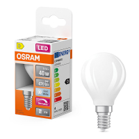 Osram ledlamp E14 | Kogel P45 | Mat | 4000K | Dimbaar | 3.4W (40W) LOS01801