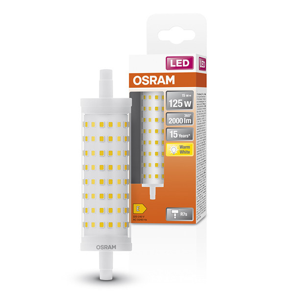 Osram ledlamp R7s | Staaflamp | 118mm | 2700K | SMD | 15W (125W) LOS01399 - 1