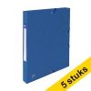 Aanbieding: 5x Oxford elastobox Top File+ blauw 25 mm (200 vellen) 260233 - 1