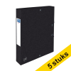 Aanbieding: 5x Oxford elastobox Top File+ zwart 40 mm (300 vellen) 260241 - 1