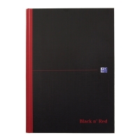 Oxford Black n' Red gebonden notitieboek A4 gelijnd 96 vellen 400047606 260008