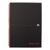 Oxford Black n' Red spiraalschrift karton A4 gelijnd 90 g/m² 70 vellen